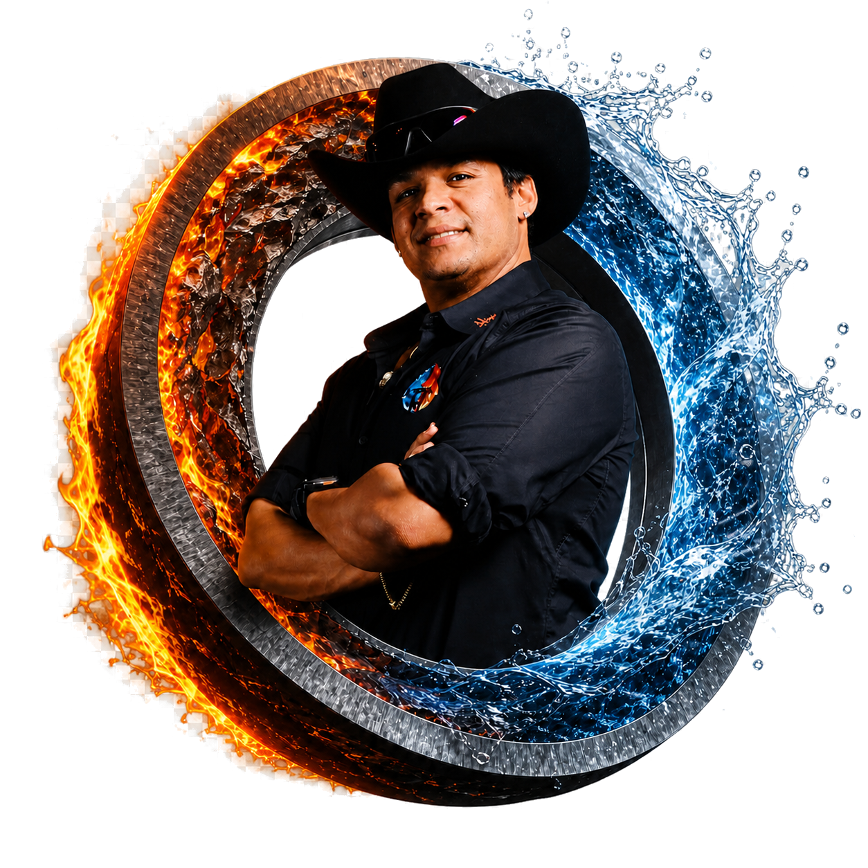 Hugo Fire & Water Restoration emergency intake specialist with fire and water restoration ring